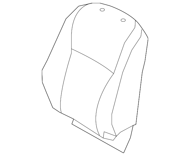 71074-0E120-B1 Деталь SEAT BACK COVER