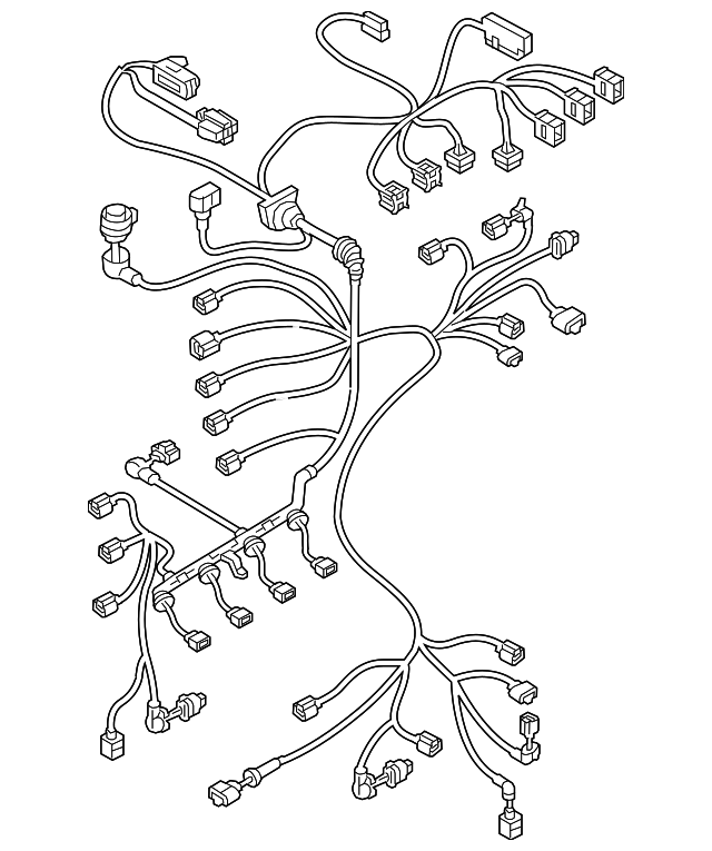 8K1-971-072-KP Деталь ENGINE HARNESS