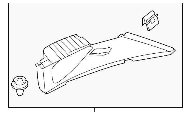 85850-1R500-9Y Деталь UPPER QTR TRIM, LEFT