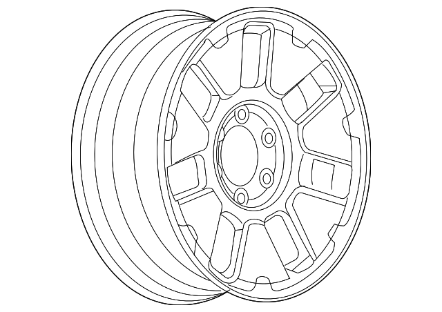 09598623 WHEEL, ALLOY