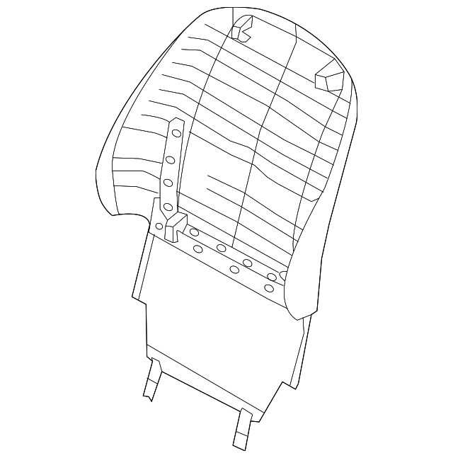 88390-4Z010-NBC Деталь SEAT BACK PANEL