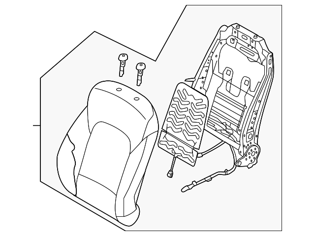 88303-4Z010-R3X Деталь SEAT BACK ASSY