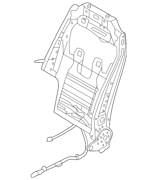 88310-4Z020 Деталь SEAT BACK FRAME