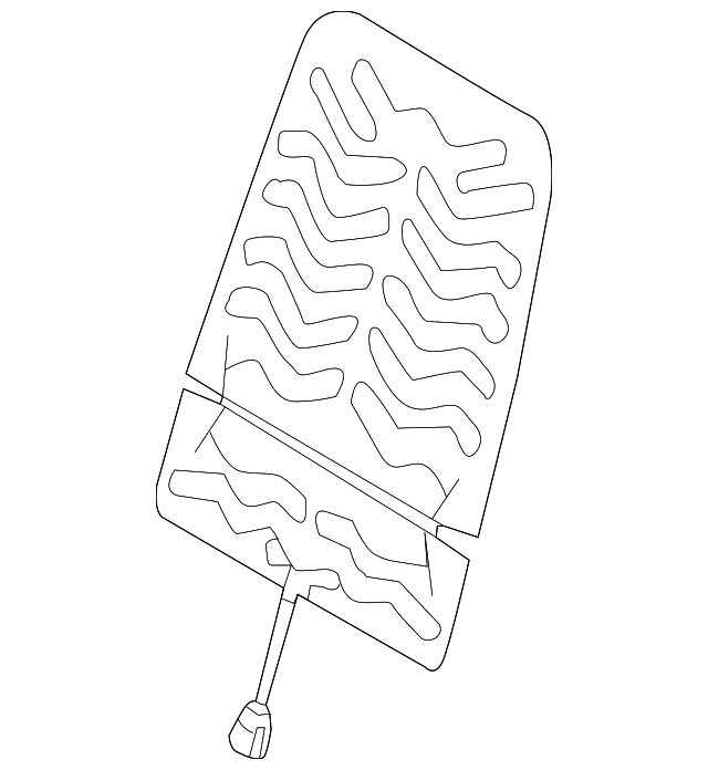 88360-4Z010 Деталь SEAT BACK HEATER