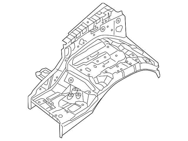 64540-2J101 Деталь APRON PANEL, RIGHT