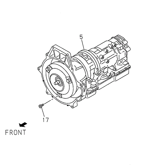 TRANSMISSION - AUTOMATIC/AT TRANSMISSION ASSY. for 1998 Acura SLX #1
