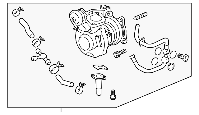 14411AA700 Деталь TURBOCHARGER