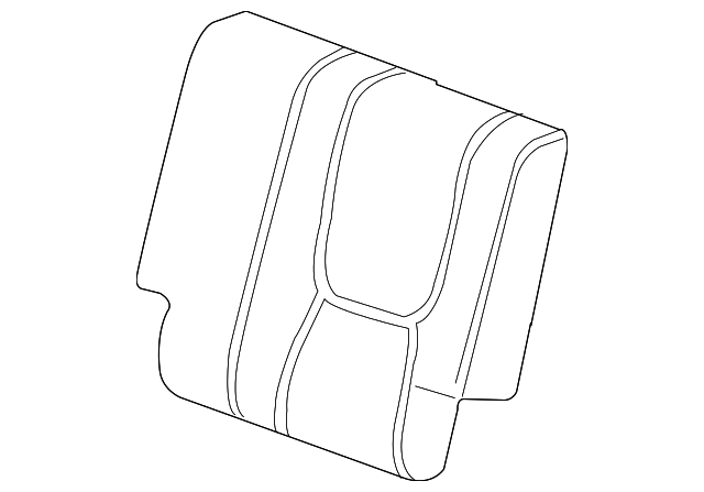 19179300 SEAT BACK COVER, LEFT