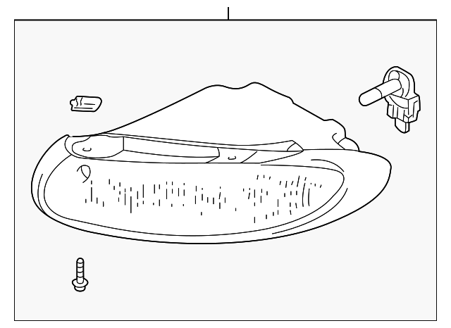 MN133283 FOG LAMP ASSY, LEFT