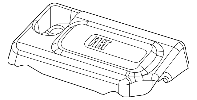 68266688AA Деталь ENGINE COVER