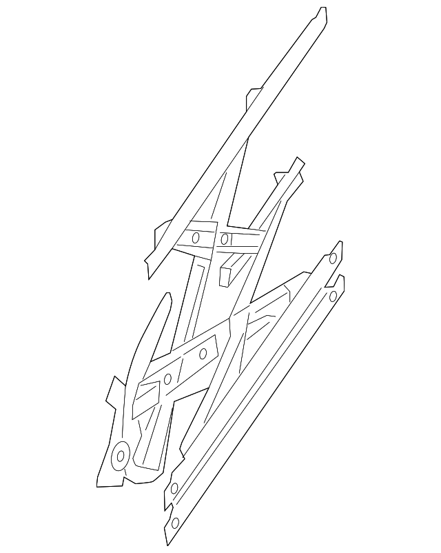82721-3SG0A Деталь WINDOW REGULATOR, LEFT