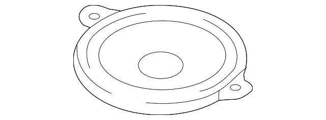8S0-035-453 Деталь INST PNL SPEAKER