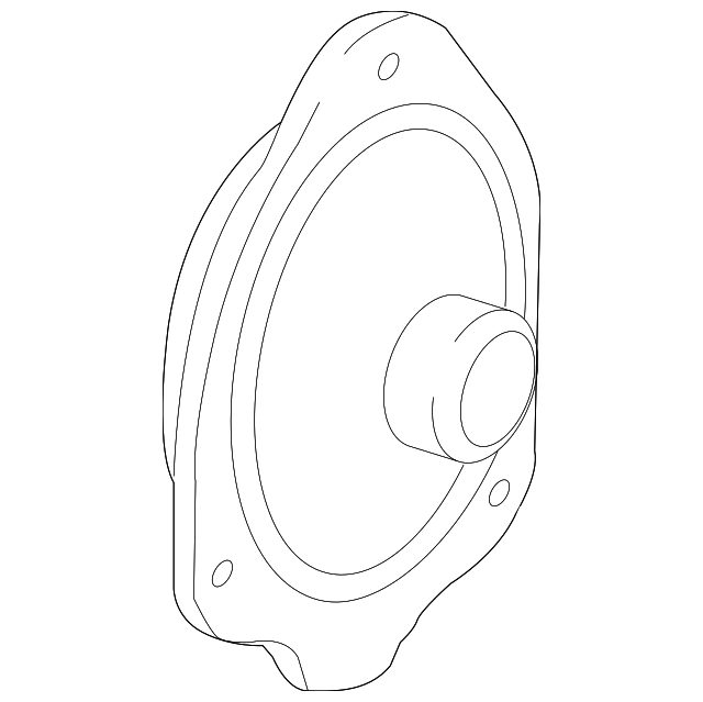 8S0-035-411-A Деталь REAR SPEAKER, LEFT