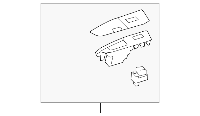 74270-50121-B0 Деталь SWITCH PANEL, RIGHT