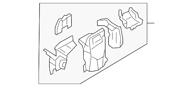 F151-70-180J Деталь SUPPORT ASSY, RIGHT