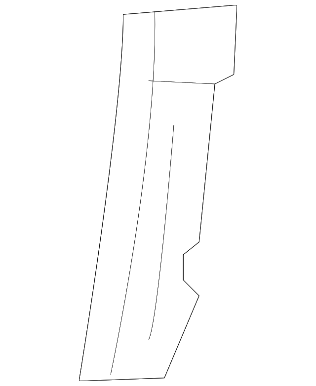 F151-71-381C Деталь LOWER REINF, LEFT
