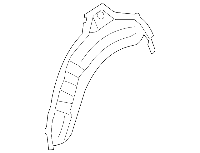 F151-70-115B Деталь OUTER WHEELHOUSE, RIGHT