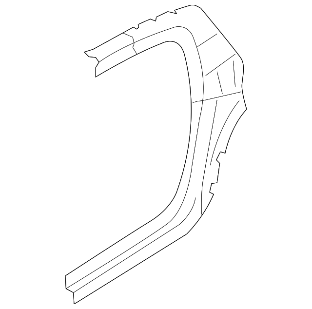 F1Y1-71-12YE Деталь REAR PANEL ASSY, LEFT