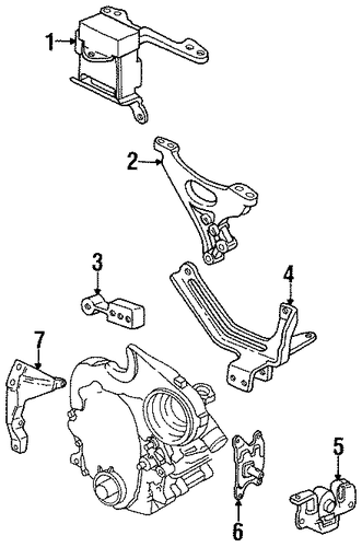 Skylark ENGINE & TRANS MOUNTING