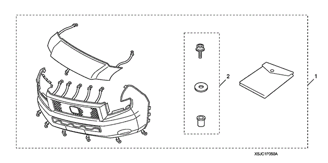 ACCESSORIES/NOSE MASK (FULL) (2) for 2011 Honda RIDGELINE #1