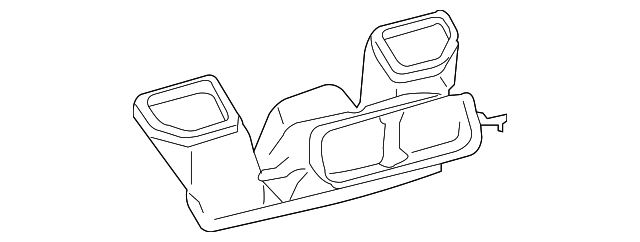 55840-52070 Деталь CENTER DUCT