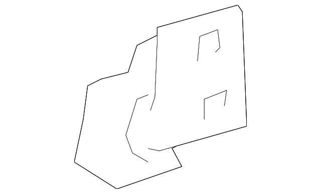87211-52040 Деталь SIDE DUCT, RIGHT