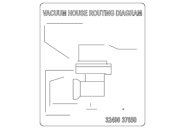32490-38350 Деталь VACUUM DIAGRAM