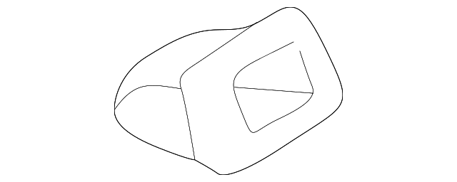 8458876G00 Деталь QUARTER GLASS RETAINER, LEFT