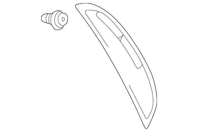 7711052D000CE Деталь REAR MOLDING, RIGHT