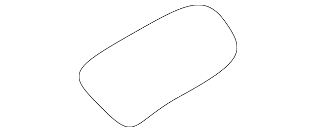8456252D00 Деталь QUARTER GLASS SPACER, LEFT