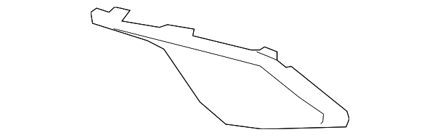 62257-9MB0A Деталь LAMP BEZEL, LEFT