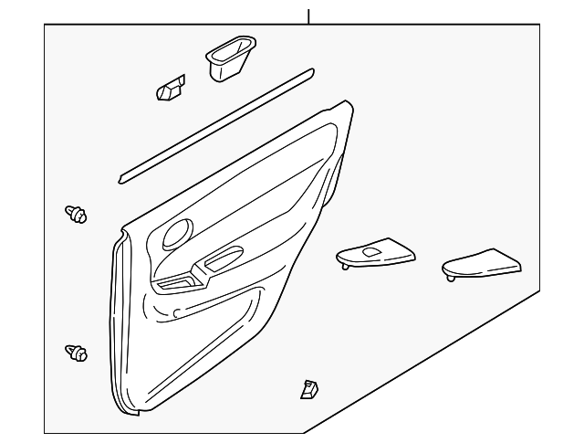 GD7D6853YD29 Деталь TRIM PANEL ASSY, RIGHT