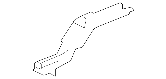 55397054AC Деталь FRONT SIDE RAIL, RIGHT