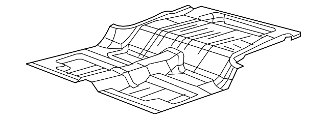 68088060AA Деталь REAR FLOOR PAN