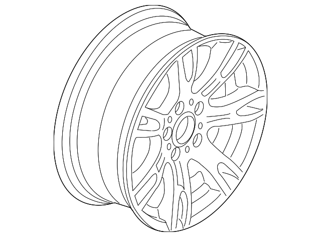36-11-7-842-635 Деталь WHEEL, ALLOY