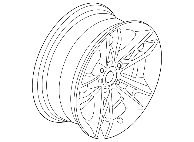 36-11-6-789-142 Деталь WHEEL, ALLOY