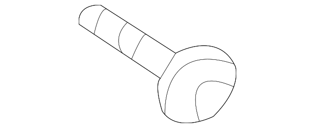 163-990-08-03 Деталь SEAT FRAME MOUNT BOLT, RIGHT