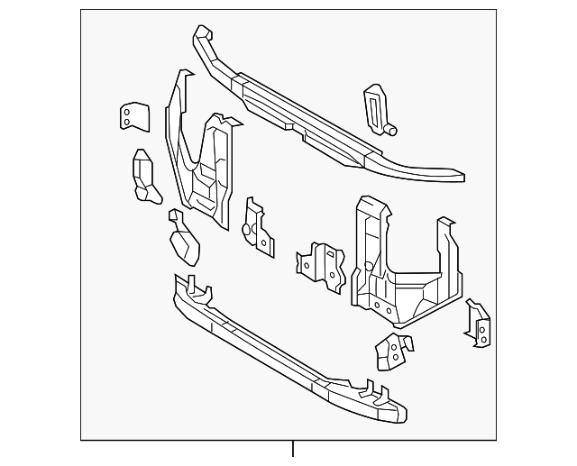 53201-04090 Деталь RADIATOR SUPPORT