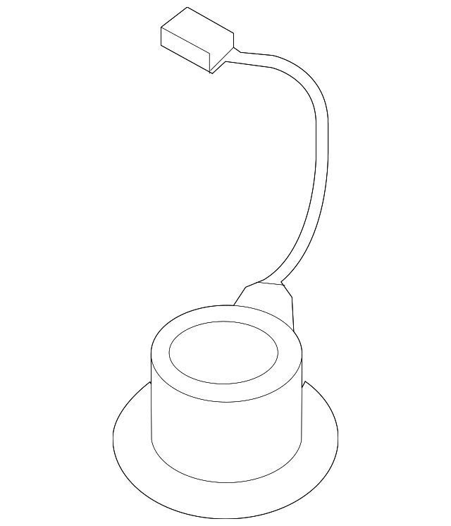 87619-3R500 Деталь PUDDLE LAMP, LEFT