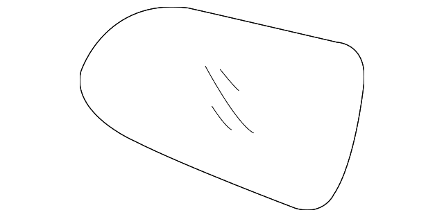 87621-3R710 Деталь MIRROR GLASS, RIGHT