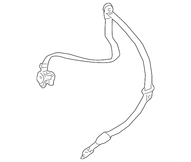 10357691 Деталь BELT & RETRACTOR, LEFT