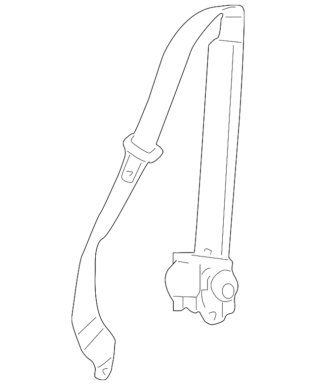 88955079 Деталь CENTER SEAT BELT