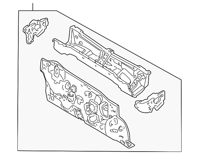 6L8Z7801610A Деталь DASH PANEL