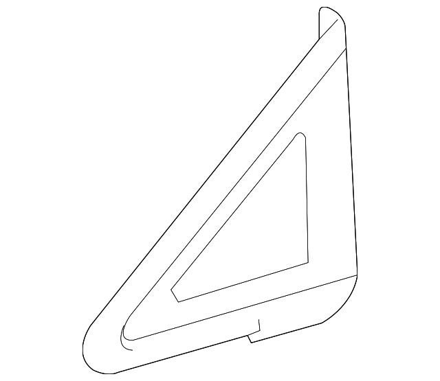 62110-0T010 Деталь VENT GLASS, RIGHT
