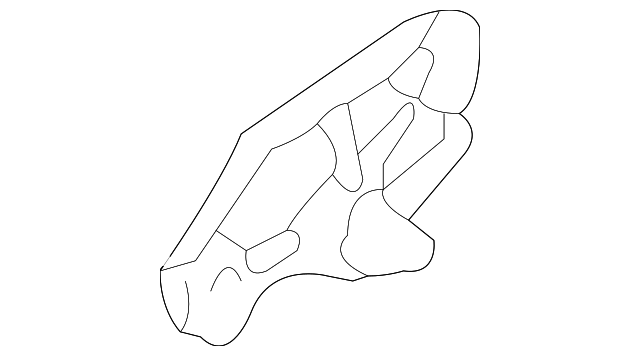 1Y0-862-957-01C Деталь AIR DEFLECTOR PIVOT, LEFT