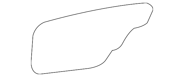 83392-39000 Деталь WATER DEFLECTOR, RIGHT