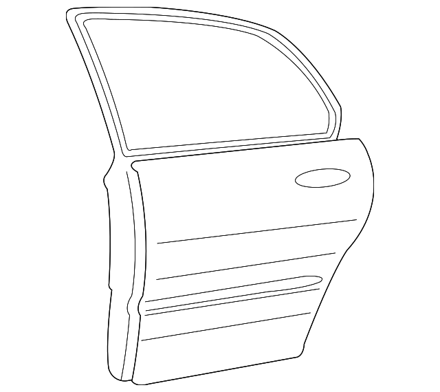 77003-39103 Деталь DOOR SHELL, LEFT