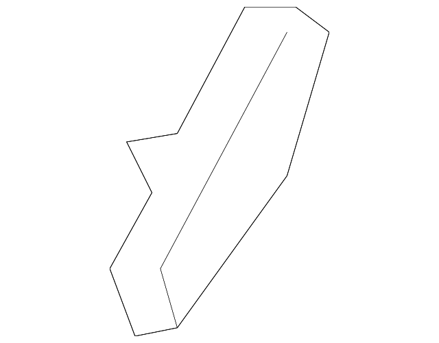 63365-STX-A01 Деталь SEPARATOR, QUARTER PILLAR (OUTER)