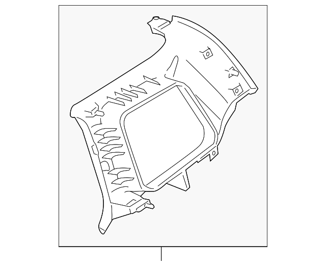 C235-68-250J-77 Деталь UPPER TRIM PANEL, RIGHT