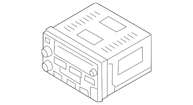 R6120-3E001 Деталь AM/FM CD